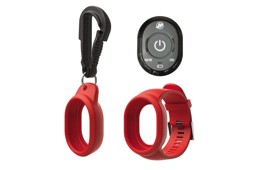 1st Mate Captain Fob + Wristband, Carabiner Clip till Mercury Smartcraft motorer