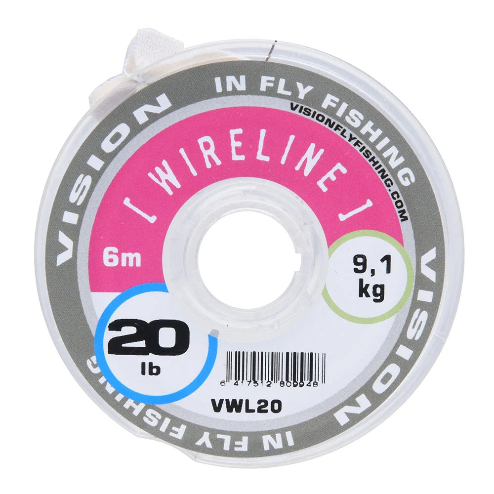 Vision Wireline tippet 6m - 20Ib - 9.1kg