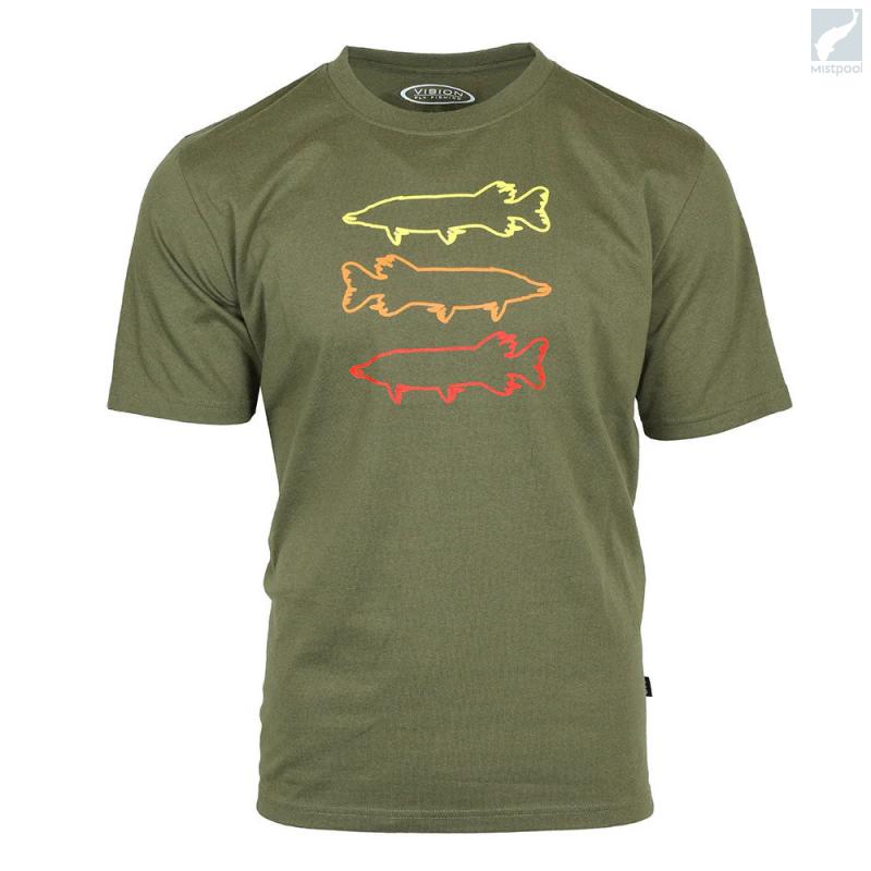 Vision Pike T-Shirt Olivgrön